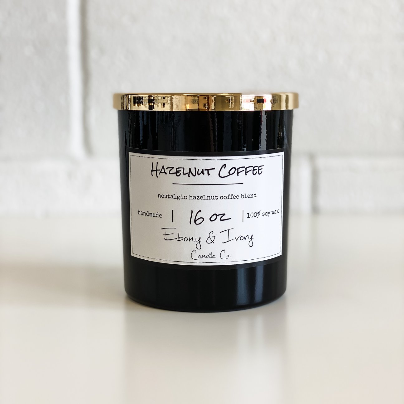 Ebony & Ivory Candle Co. : Hazelnut Coffee